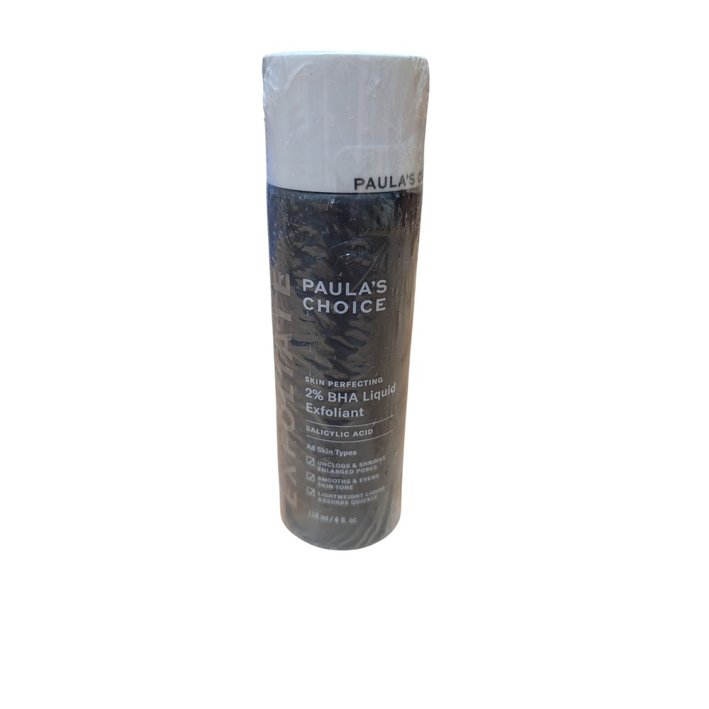Paula's Choice 2% BHA Liquid Exfoliant Unisex 4oz Black New Sealed Exfoliator
